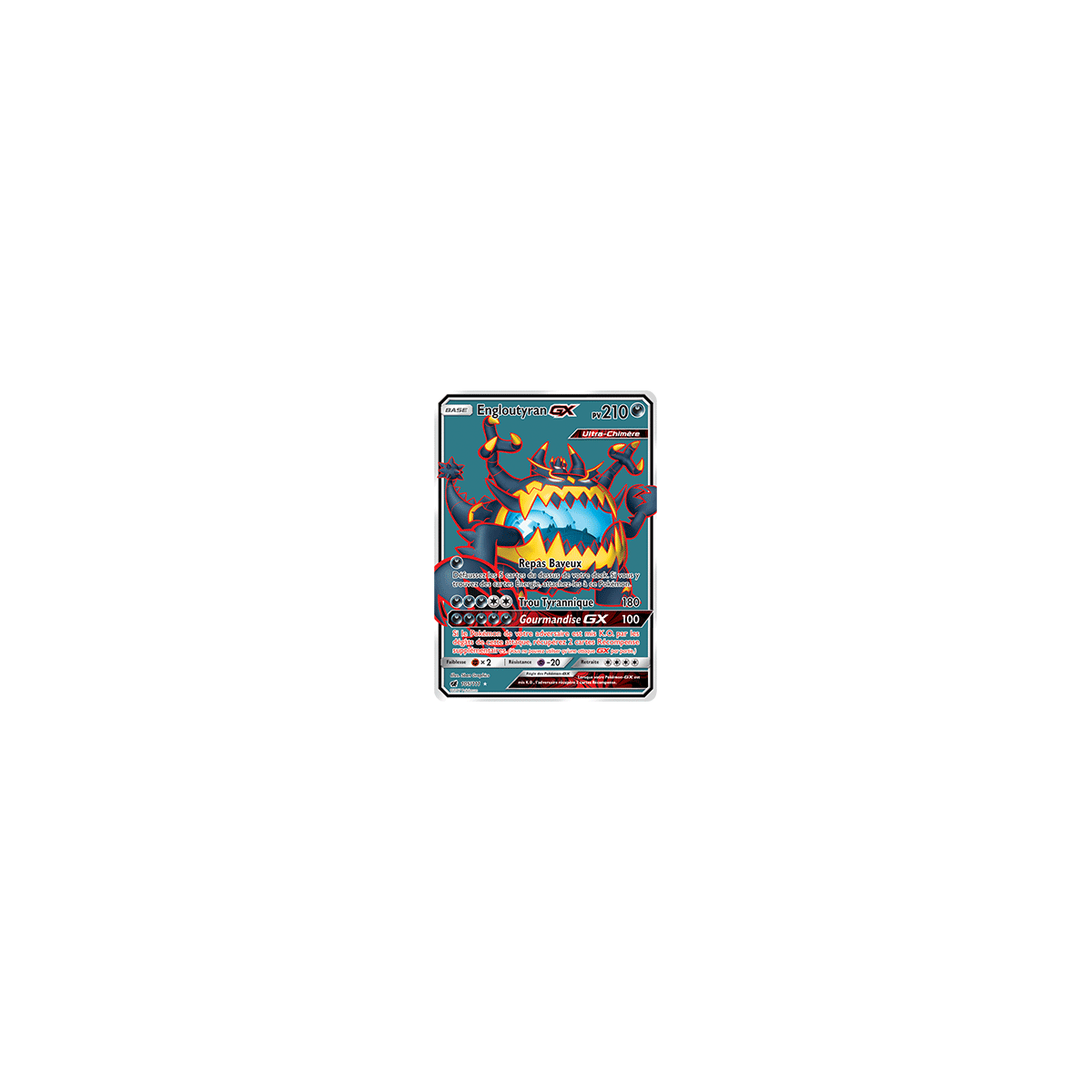 Engloutyran 105/111 : Joyau Ultra rare de l'extension Pokémon Invasion Carmin