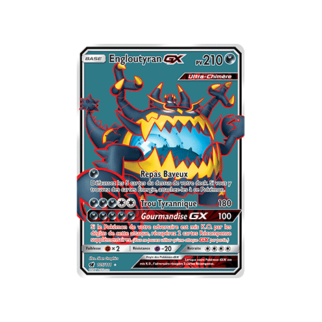 Engloutyran 105/111 : Joyau Ultra rare de l'extension Pokémon Invasion Carmin