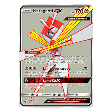 Découvrez Katagami, carte Ultra rare de la série Invasion Carmin
