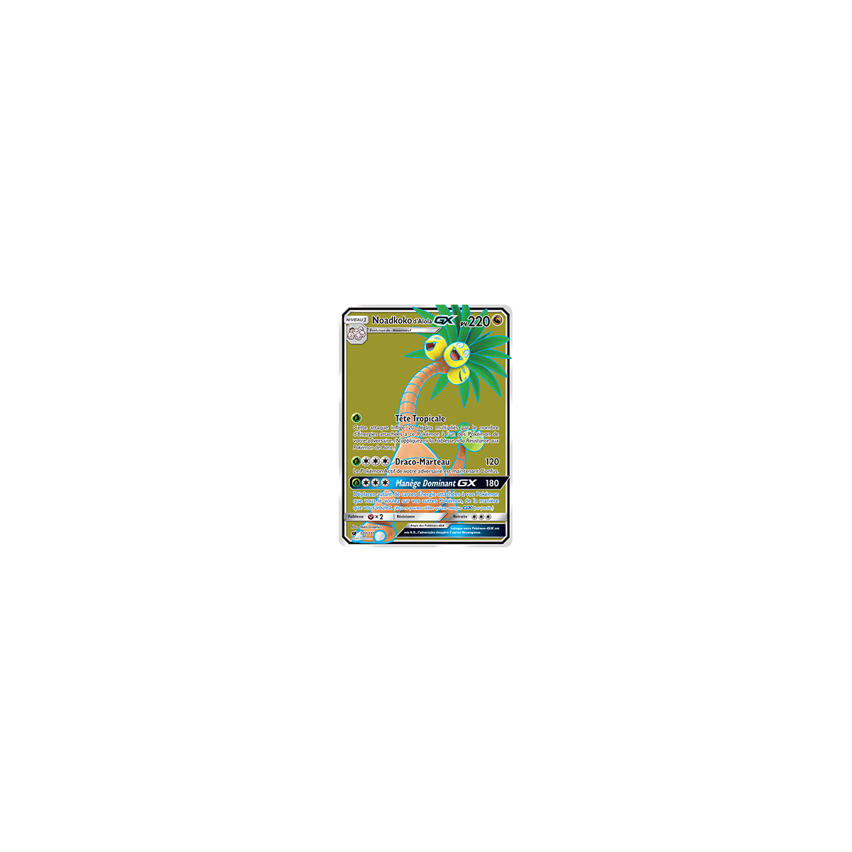 Carte Noadkoko d'Alola - Ultra rare de Pokémon Invasion Carmin 107/111