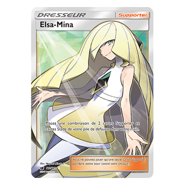 Elsa-Mina 110/111 : Joyau Ultra rare de l'extension Pokémon Invasion Carmin