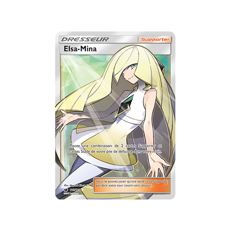 Elsa-Mina 110/111 : Joyau Ultra rare de l'extension Pokémon Invasion Carmin