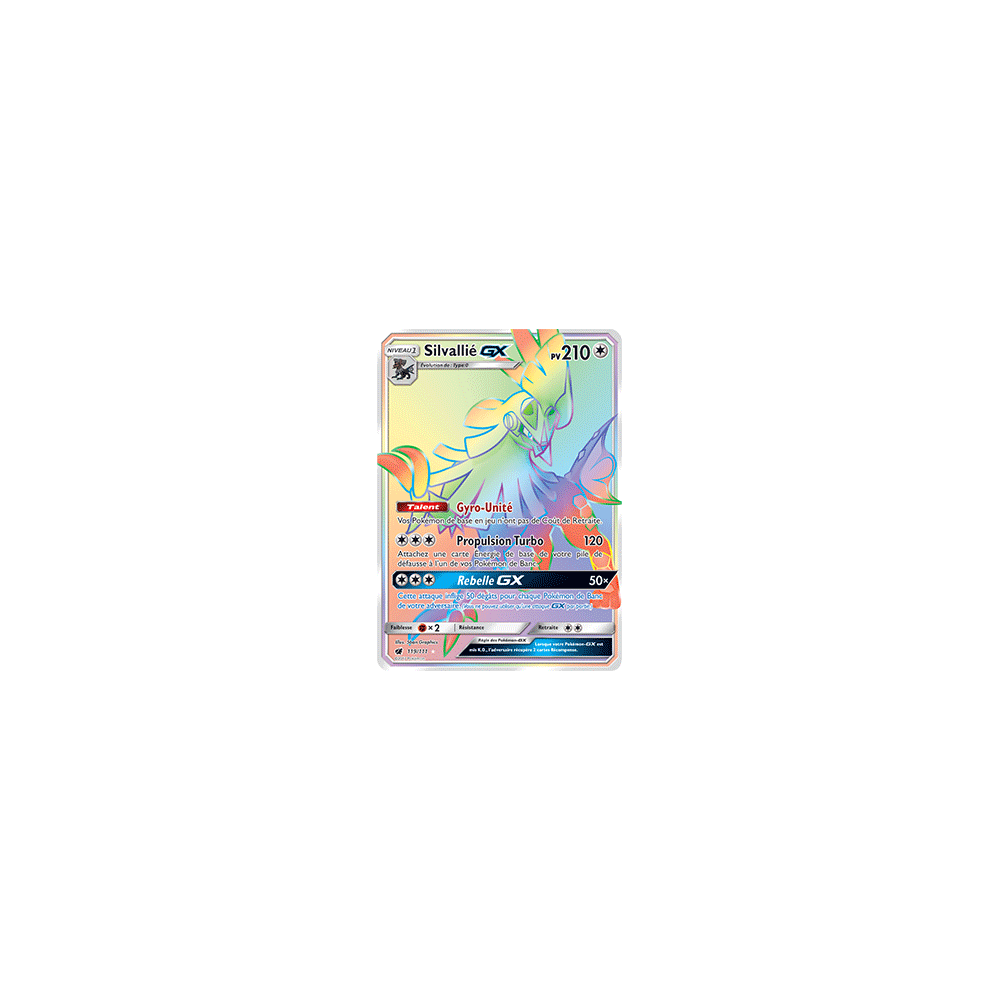 Carte Silvallié - Arc-en-ciel rare de Pokémon Invasion Carmin 119/111