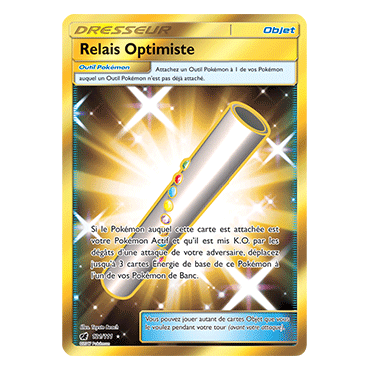 Découvrez Relais Optimiste, carte Holographique rare de la série Invasion Carmin