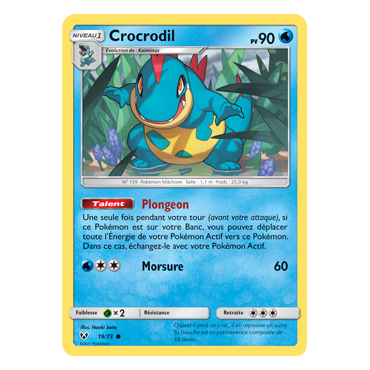 Découvrez Crocrodil, carte Commune de la série Légendes Brillantes