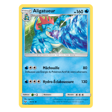 Carte Aligatueur - Peu commune de Pokémon Légendes Brillantes 20/73