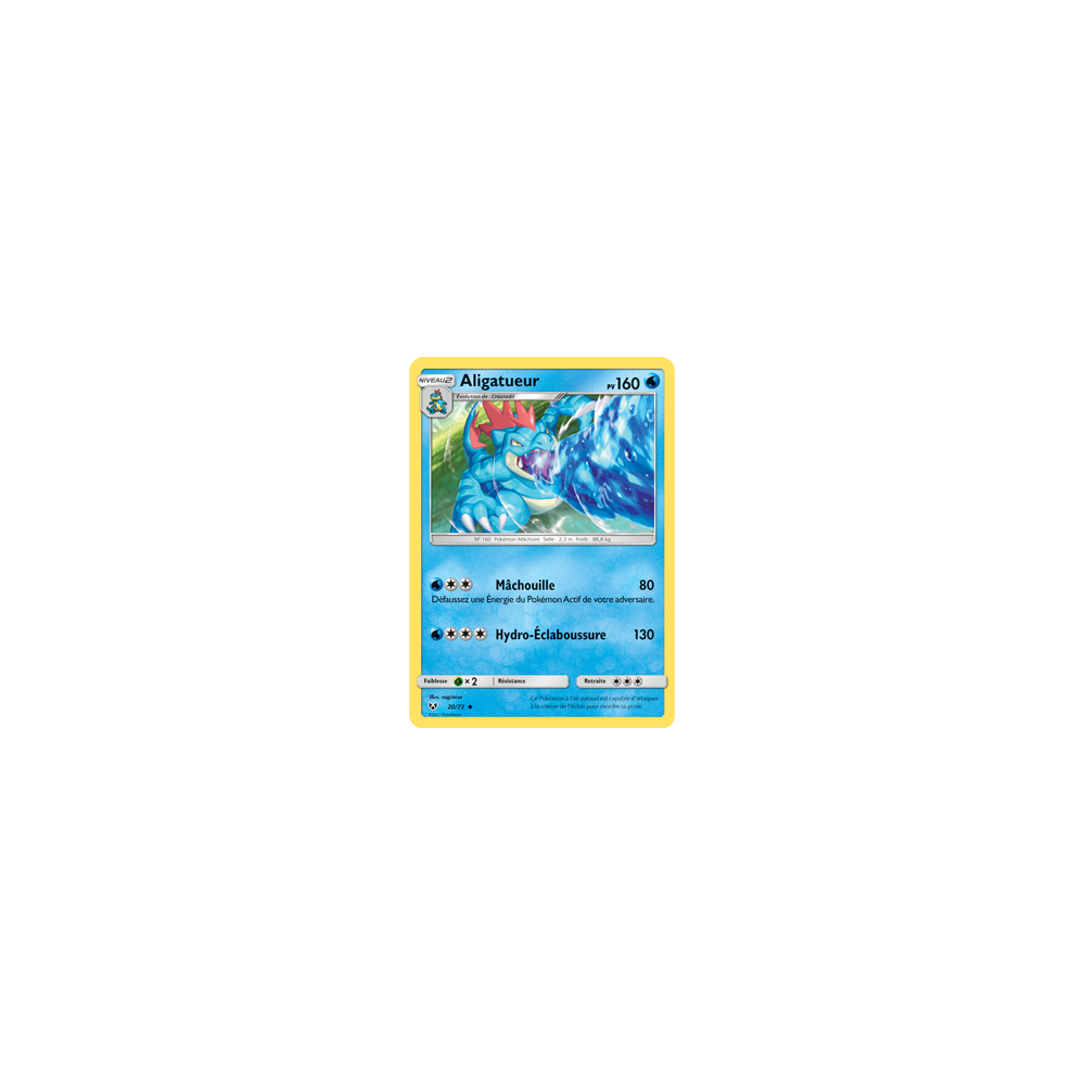 Carte Aligatueur - Peu commune de Pokémon Légendes Brillantes 20/73