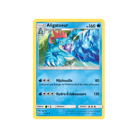 Carte Aligatueur - Peu commune de Pokémon Légendes Brillantes 20/73