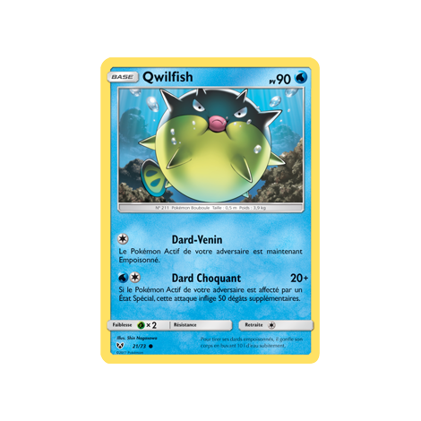 Carte Qwilfish - Commune de Pokémon Légendes Brillantes 21/73