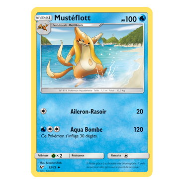 Mustéflott 23/73 : Joyau Peu commune de l'extension Pokémon Légendes Brillantes