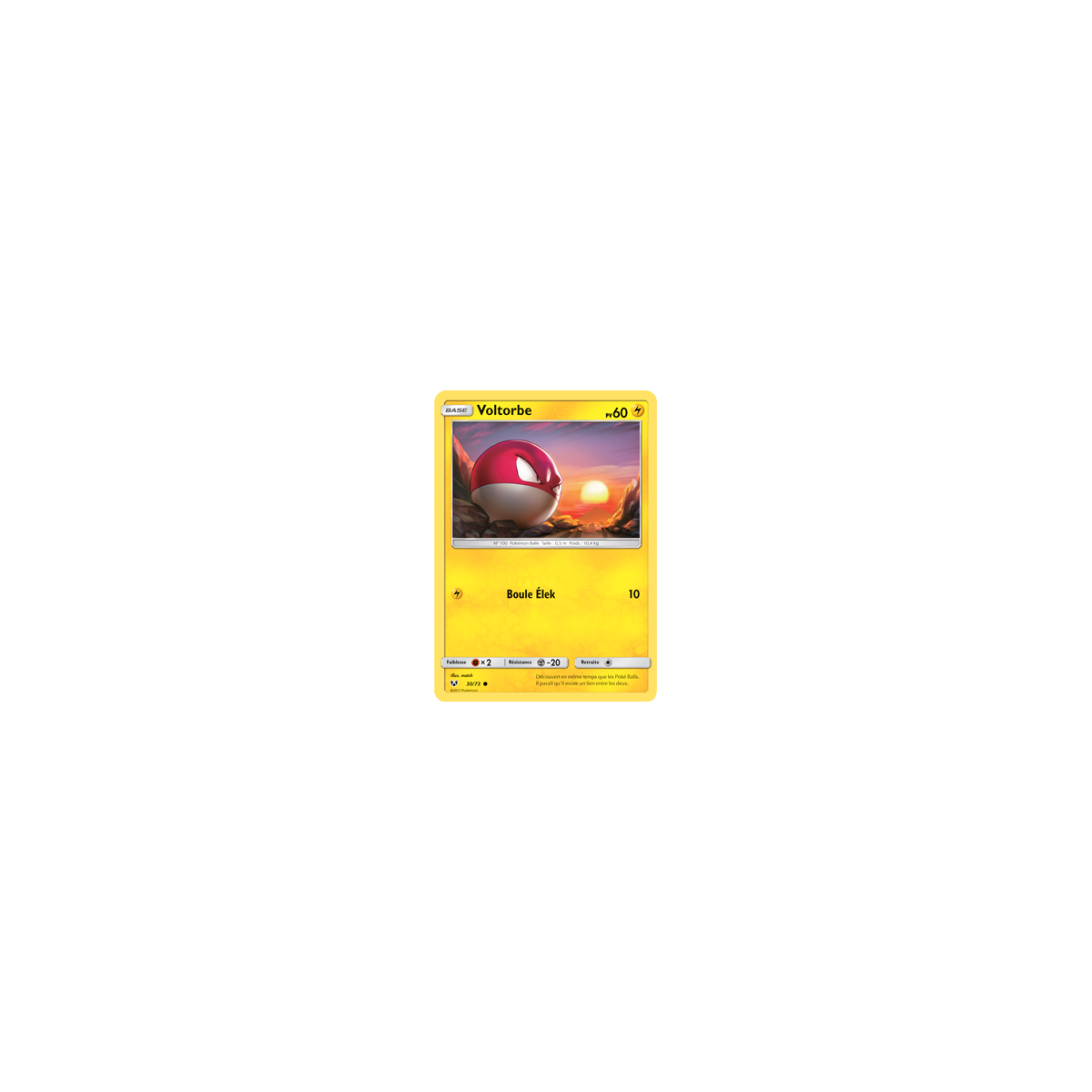 Voltorbe 30/73 : Joyau Commune de l'extension Pokémon Légendes Brillantes