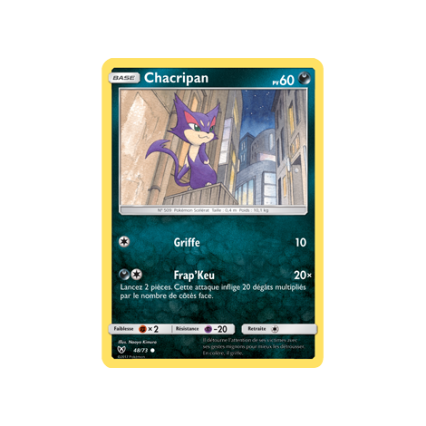 Carte Chacripan - Commune de Pokémon Légendes Brillantes 48/73