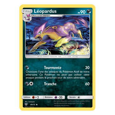 Carte Léopardus - Peu commune de Pokémon Légendes Brillantes 49/73