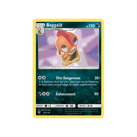 Baggaïd 51/73 : Joyau Peu commune de l'extension Pokémon Légendes Brillantes