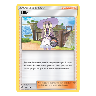 Lilie 62/73 : Joyau Peu commune de l'extension Pokémon Légendes Brillantes