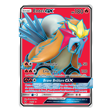 Carte Entei - Ultra rare de Pokémon Légendes Brillantes 71/73