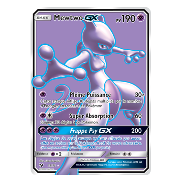 Carte Mewtwo - Ultra rare de Pokémon Légendes Brillantes 72/73
