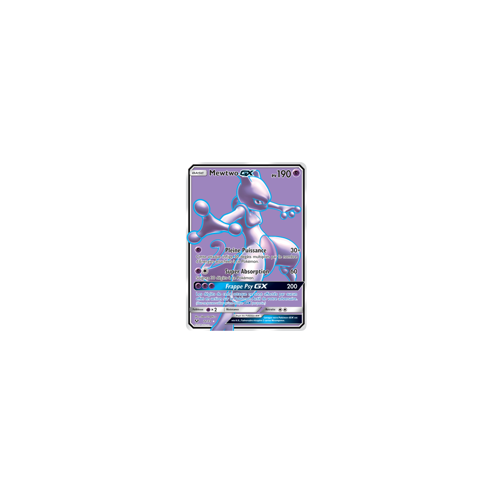 Carte Mewtwo - Ultra rare de Pokémon Légendes Brillantes 72/73