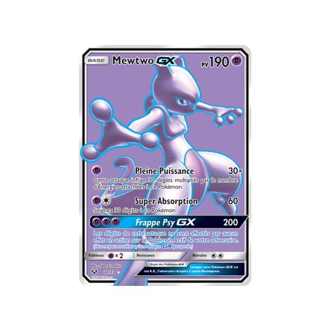 Carte Mewtwo - Ultra rare de Pokémon Légendes Brillantes 72/73