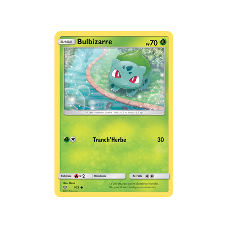 Bulbizarre 01/73 : Joyau Commune de l'extension Pokémon Légendes Brillantes