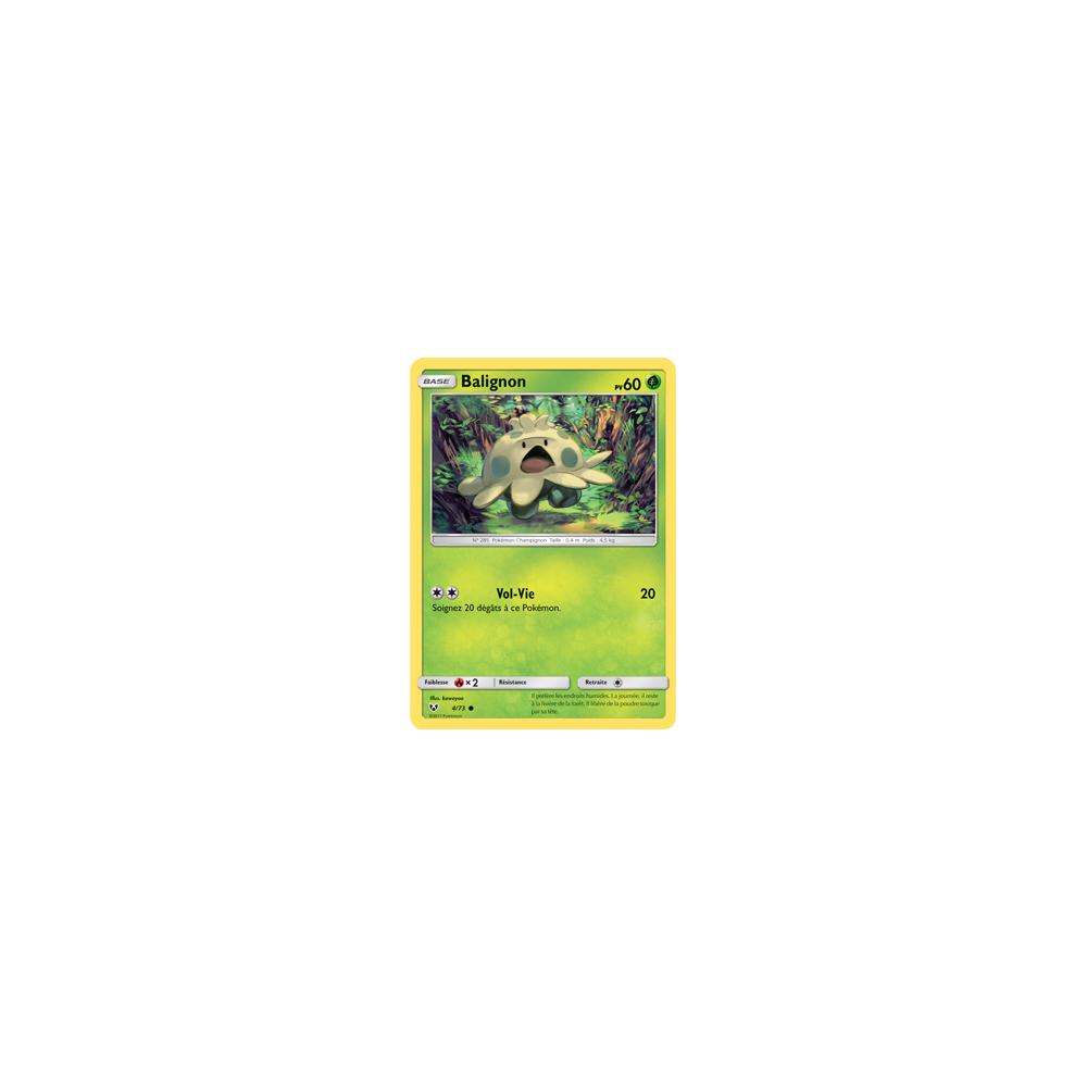 Carte Balignon - Commune de Pokémon Légendes Brillantes 04/73