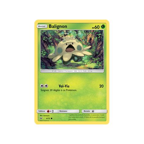 Carte Balignon - Commune de Pokémon Légendes Brillantes 04/73