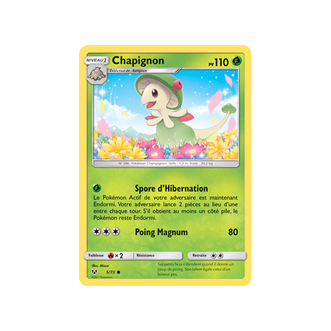Carte Chapignon - Commune de Pokémon Légendes Brillantes 05/73