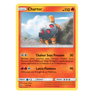Chartor 11/73 : Joyau Commune de l'extension Pokémon Légendes Brillantes