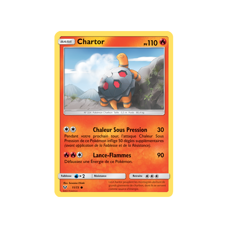 Chartor 11/73 : Joyau Commune de l'extension Pokémon Légendes Brillantes