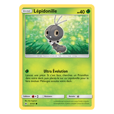 Découvrez Lépidonille, carte Commune de la série Lumière Interdite