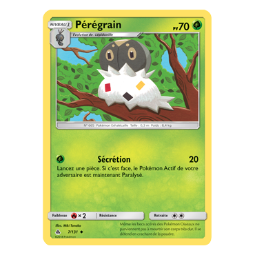 Découvrez Pérégrain, carte Peu commune de la série Lumière Interdite