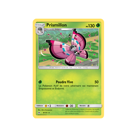 Carte Prismillon - Rare de Pokémon Lumière Interdite 8/131