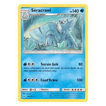 Découvrez Séracrawl, carte Rare de la série Lumière Interdite