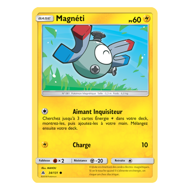 Carte Magnéti - Commune de Pokémon Lumière Interdite 34/131