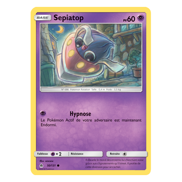 Carte Sepiatop - Commune de Pokémon Lumière Interdite 50/131