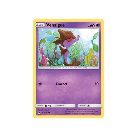 Carte Venalgue - Commune de Pokémon Lumière Interdite 52/131