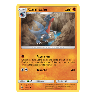 Découvrez Carmache, carte Peu commune de la série Lumière Interdite