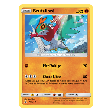 Découvrez Brutalibré, carte Peu commune de la série Lumière Interdite