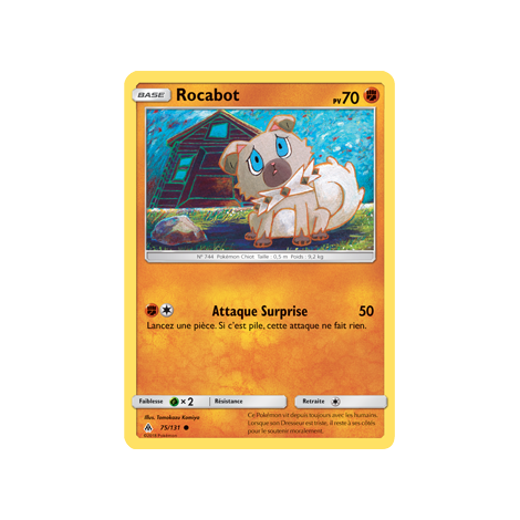 Rocabot 75/131 : Joyau Commune de l'extension Pokémon Lumière Interdite