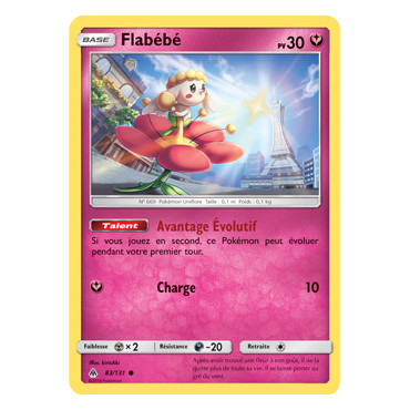 Flabébé 83/131 : Joyau Commune de l'extension Pokémon Lumière Interdite