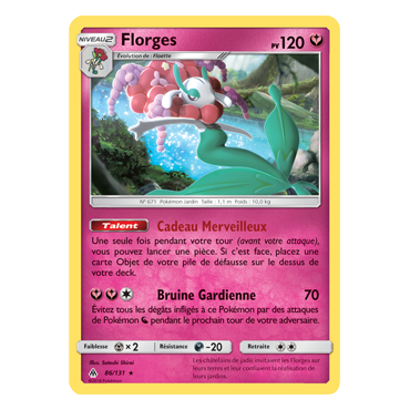 Florges 86/131 : Joyau Rare de l'extension Pokémon Lumière Interdite