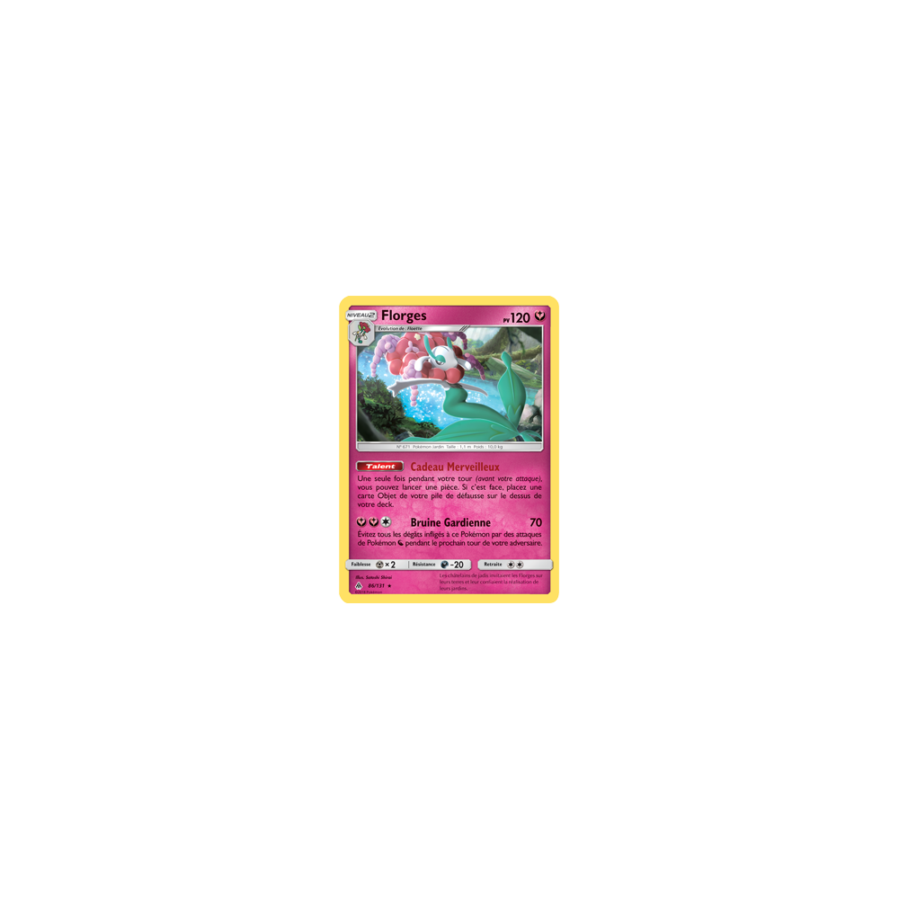 Florges 86/131 : Joyau Rare de l'extension Pokémon Lumière Interdite