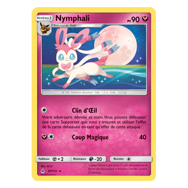 Nymphali 87/131 : Joyau Rare de l'extension Pokémon Lumière Interdite