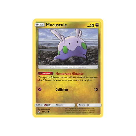 Carte Mucuscule - Commune de Pokémon Lumière Interdite 91/131