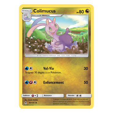 Carte Colimucus - Peu commune de Pokémon Lumière Interdite 93/131