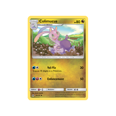 Carte Colimucus - Peu commune de Pokémon Lumière Interdite 93/131