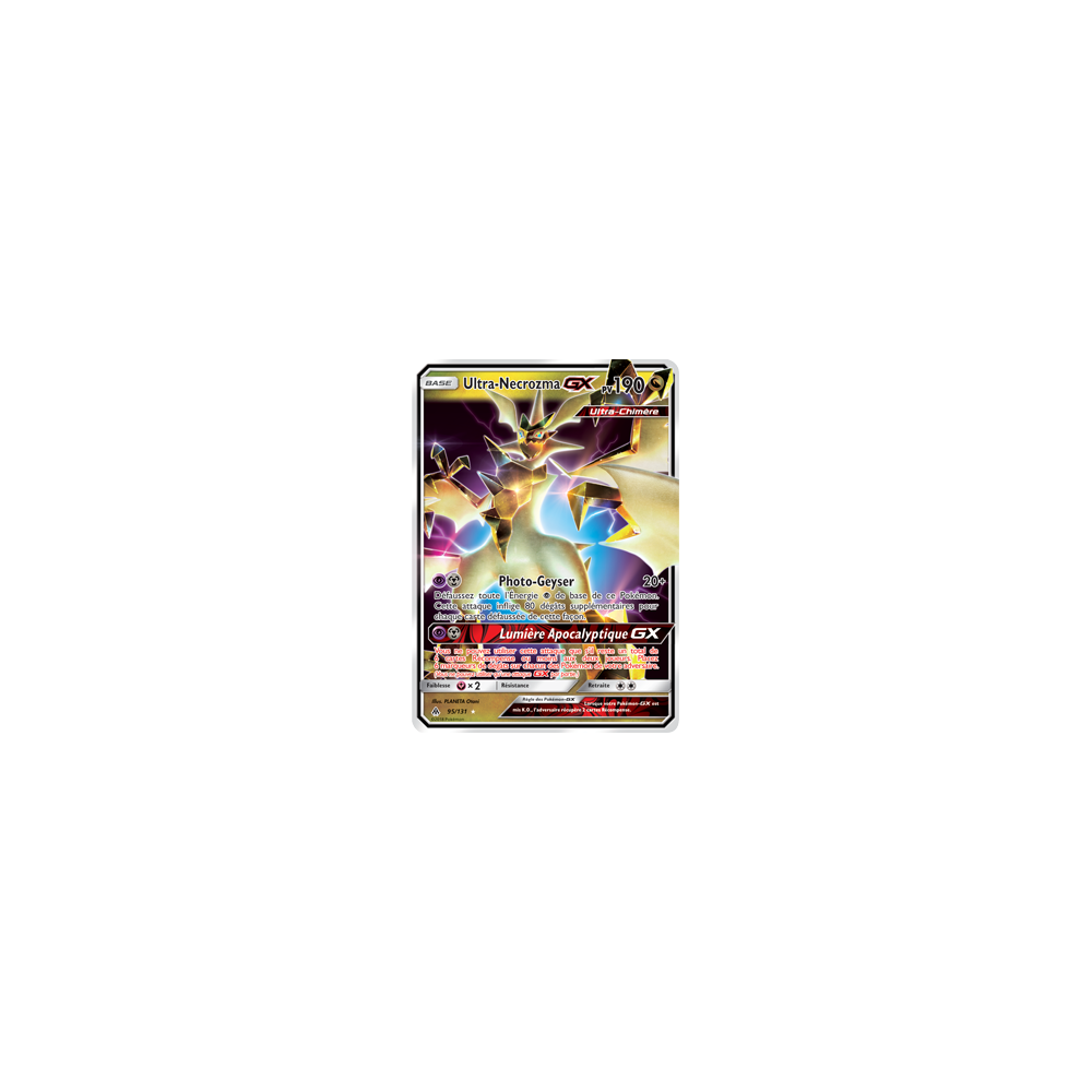 Découvrez Ultra-Necrozma, carte Holographique rare GX de la série Lumière Interdite