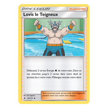 Lovis le Teigneux 104/131 : Joyau Peu commune de l'extension Pokémon Lumière Interdite