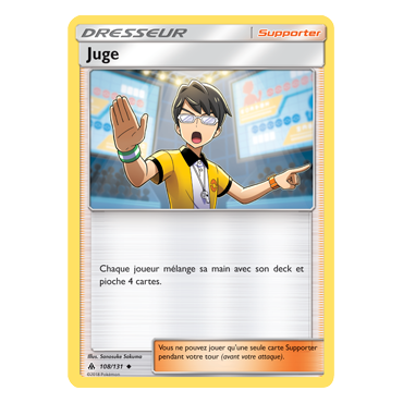 Découvrez Juge, carte Peu commune de la série Lumière Interdite