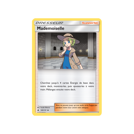 Mademoiselle 109/131 : Joyau Peu commune de l'extension Pokémon Lumière Interdite